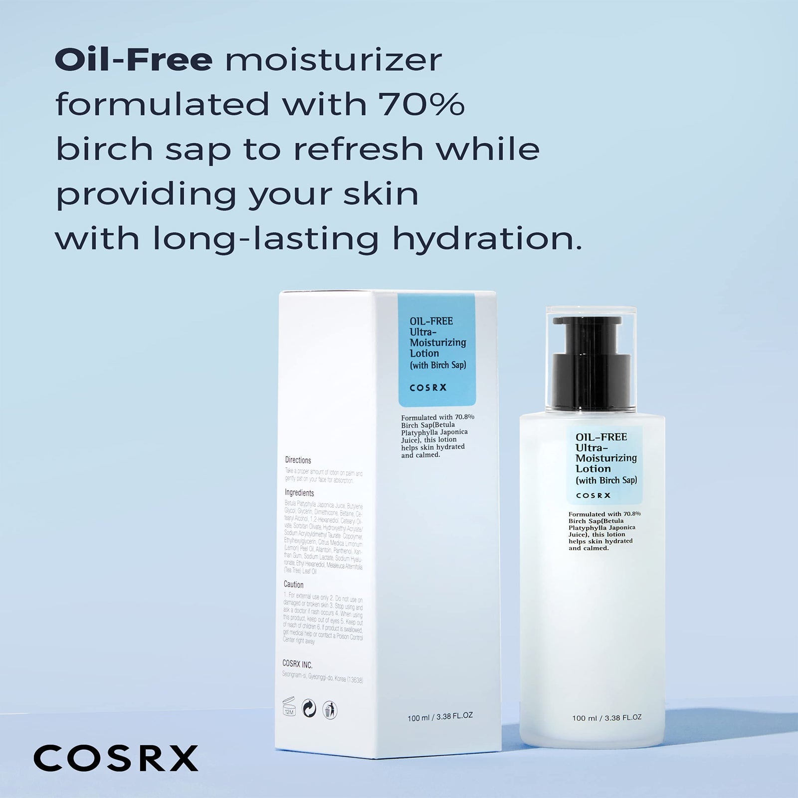 Cosrx Oil Free Ultra Moisturizing Lotion - Benefits