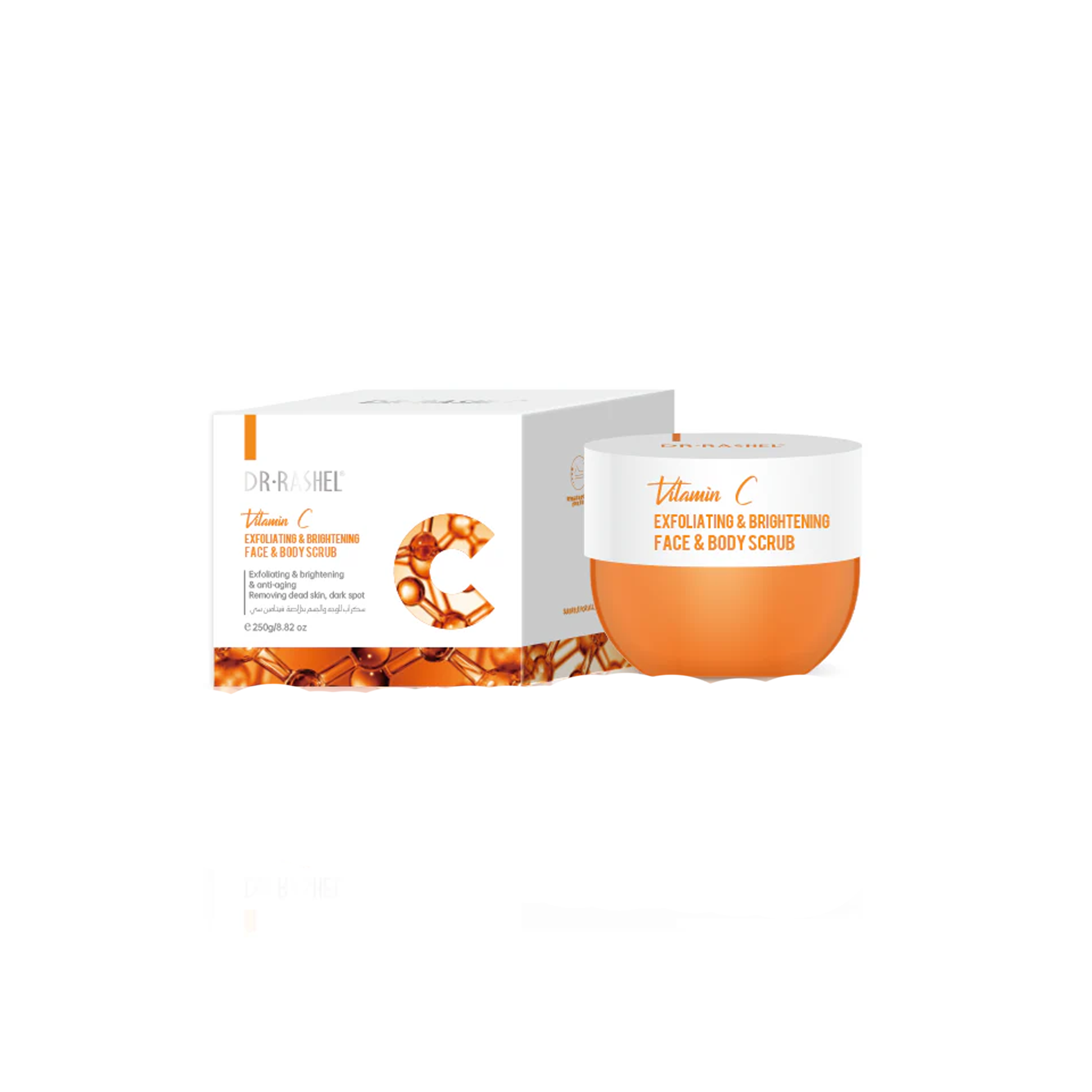 Dr.Rashel Vitamin C Exfoliating & Brightening Face and Body Scrub - 250g