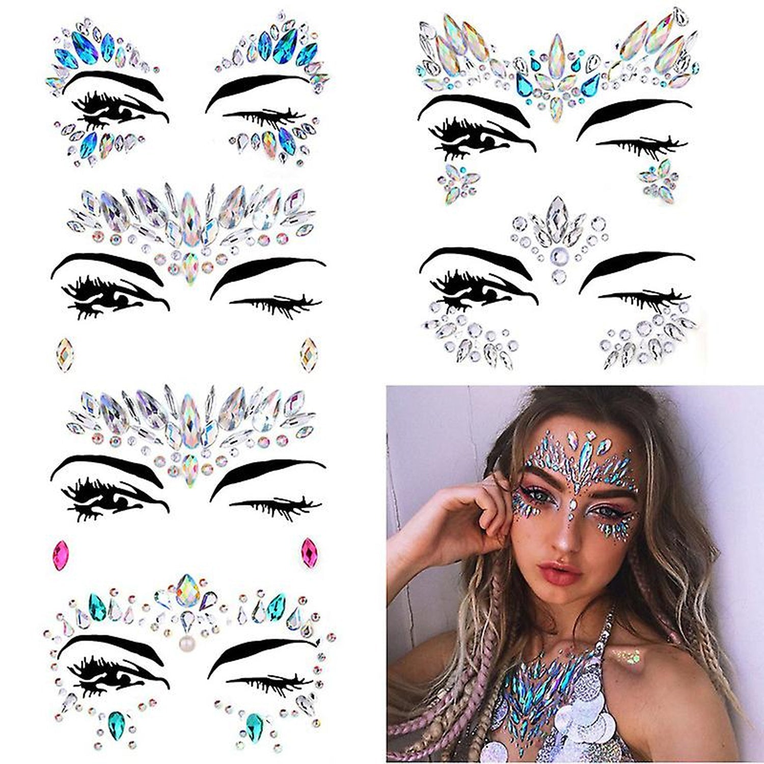 Face And Eye Sticker(New ) FG32