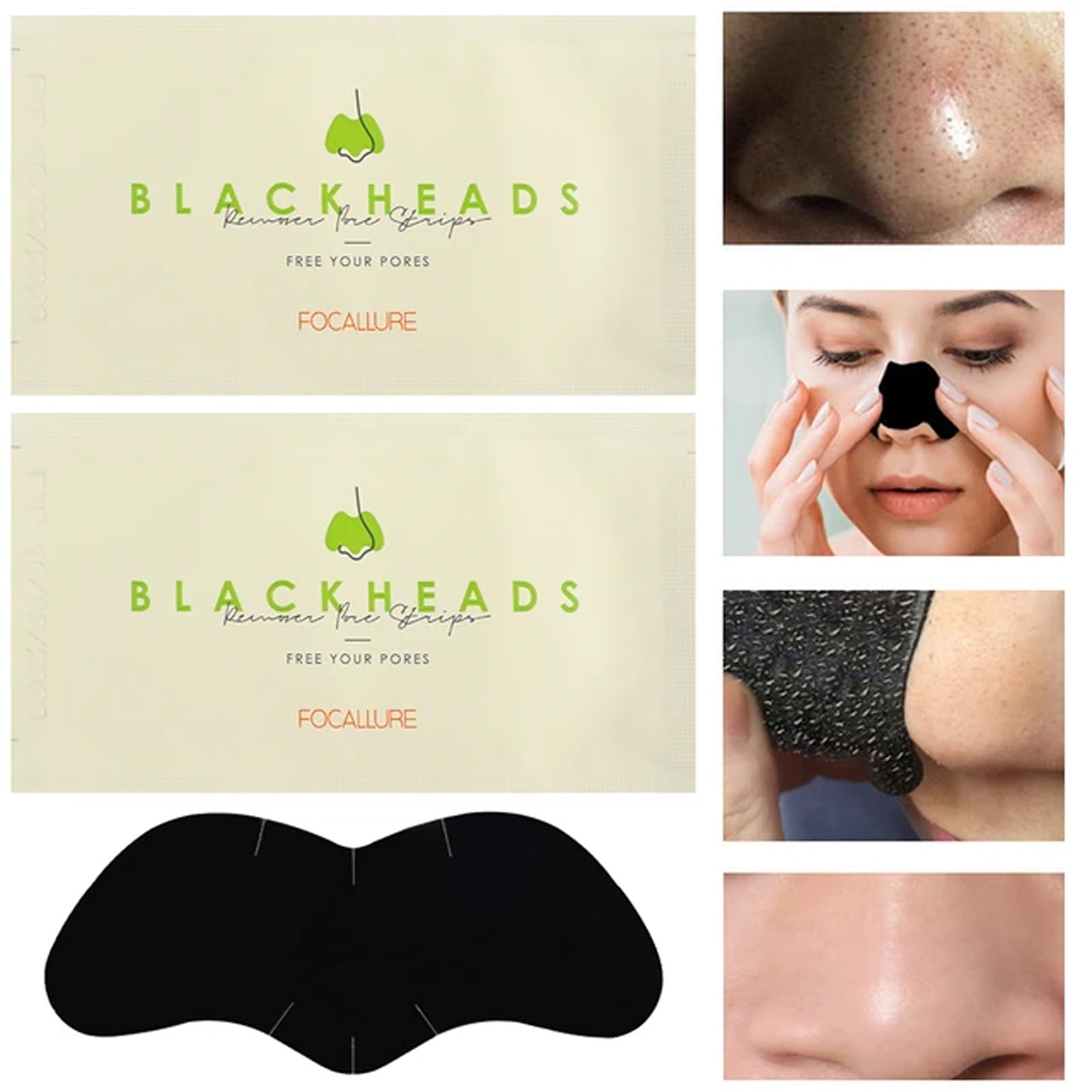 Special offer Focallure Blackheads Remover Pore Strips- 5 pieces