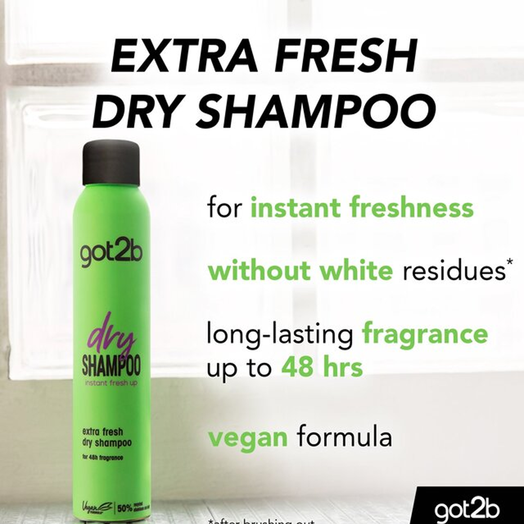 Got2b Dry Shampoo Extra Fresh Apple and Sandalwood - 200ml