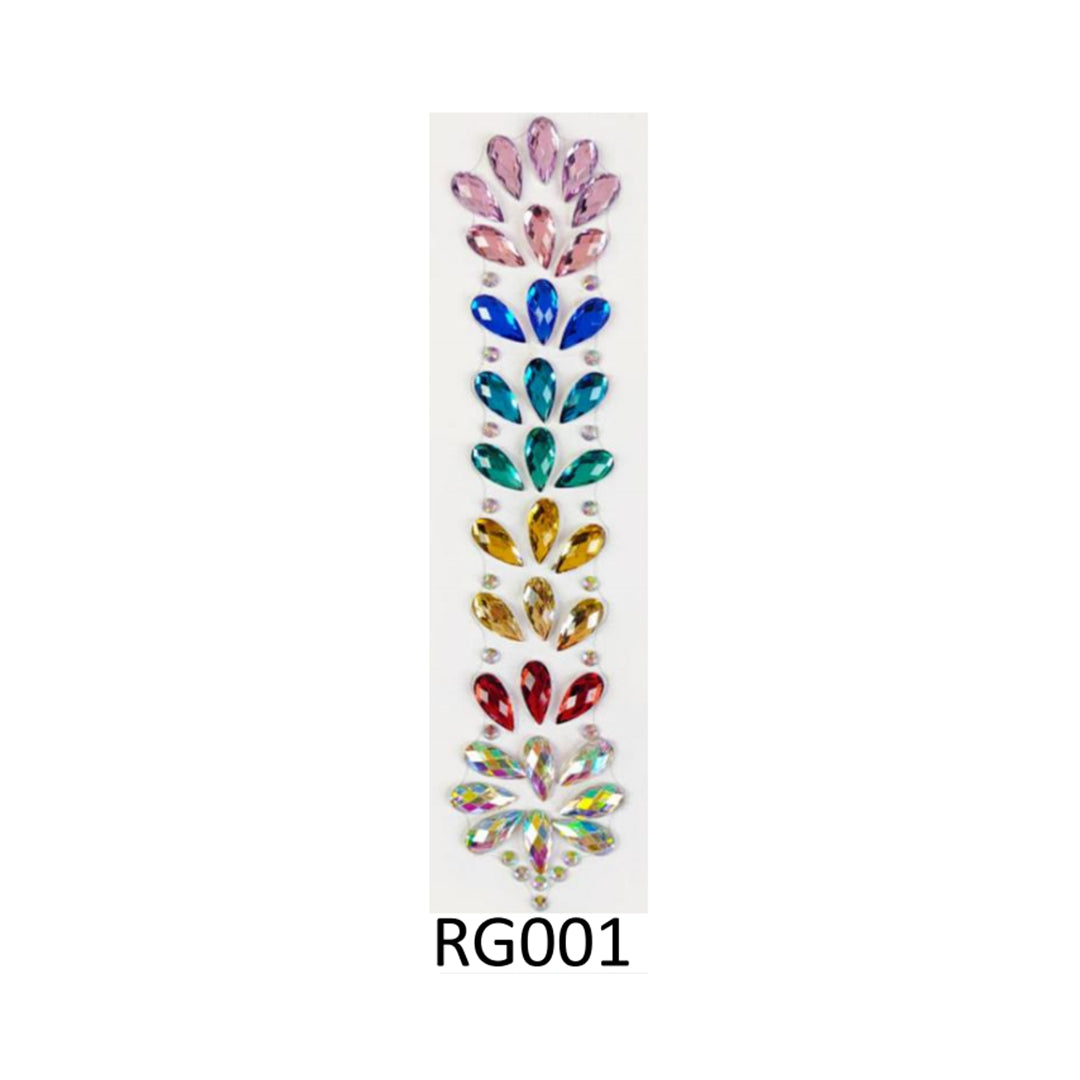 Hair Crystal Sticker And Gems RG