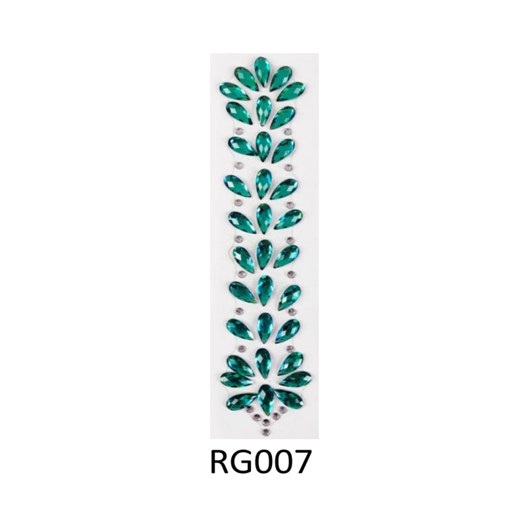 Hair Crystal Sticker And Gems RG