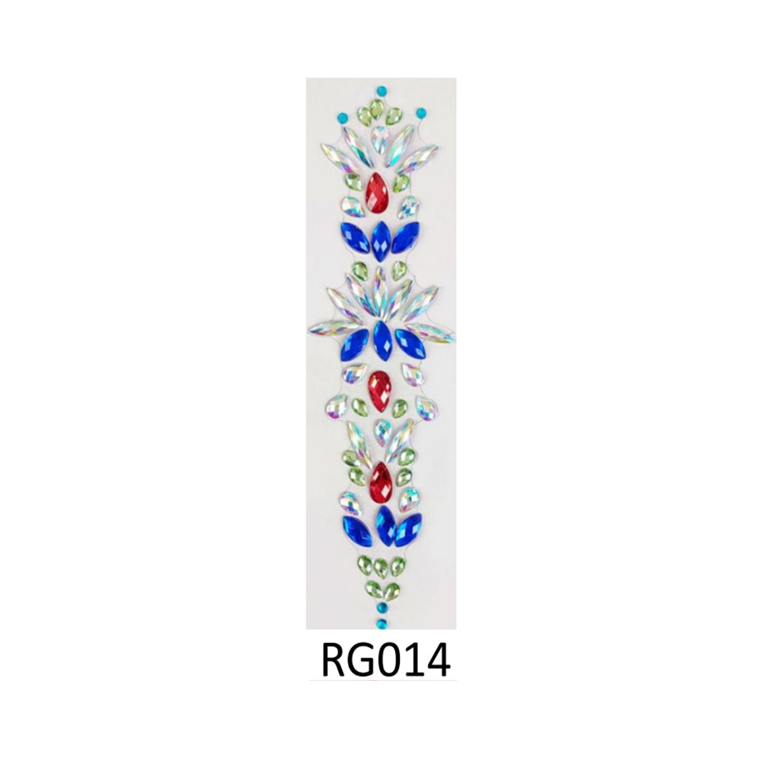 Hair Crystal Sticker And Gems RG