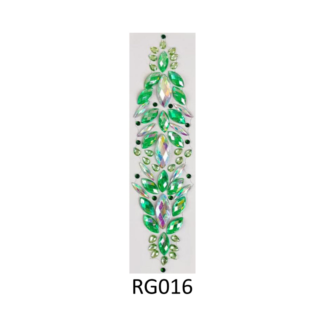 Hair Crystal Sticker And Gems RG