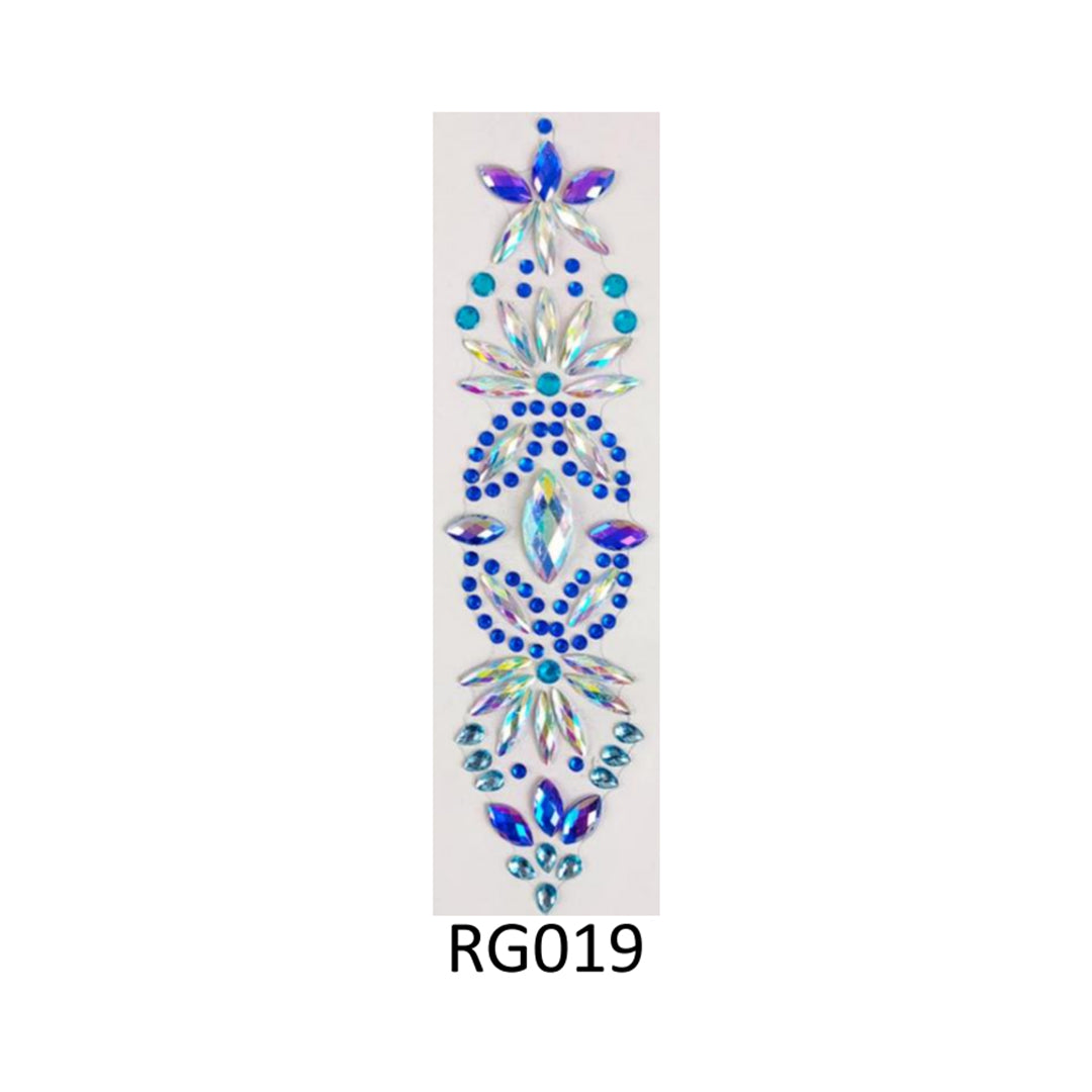 Hair Crystal Sticker And Gems RG