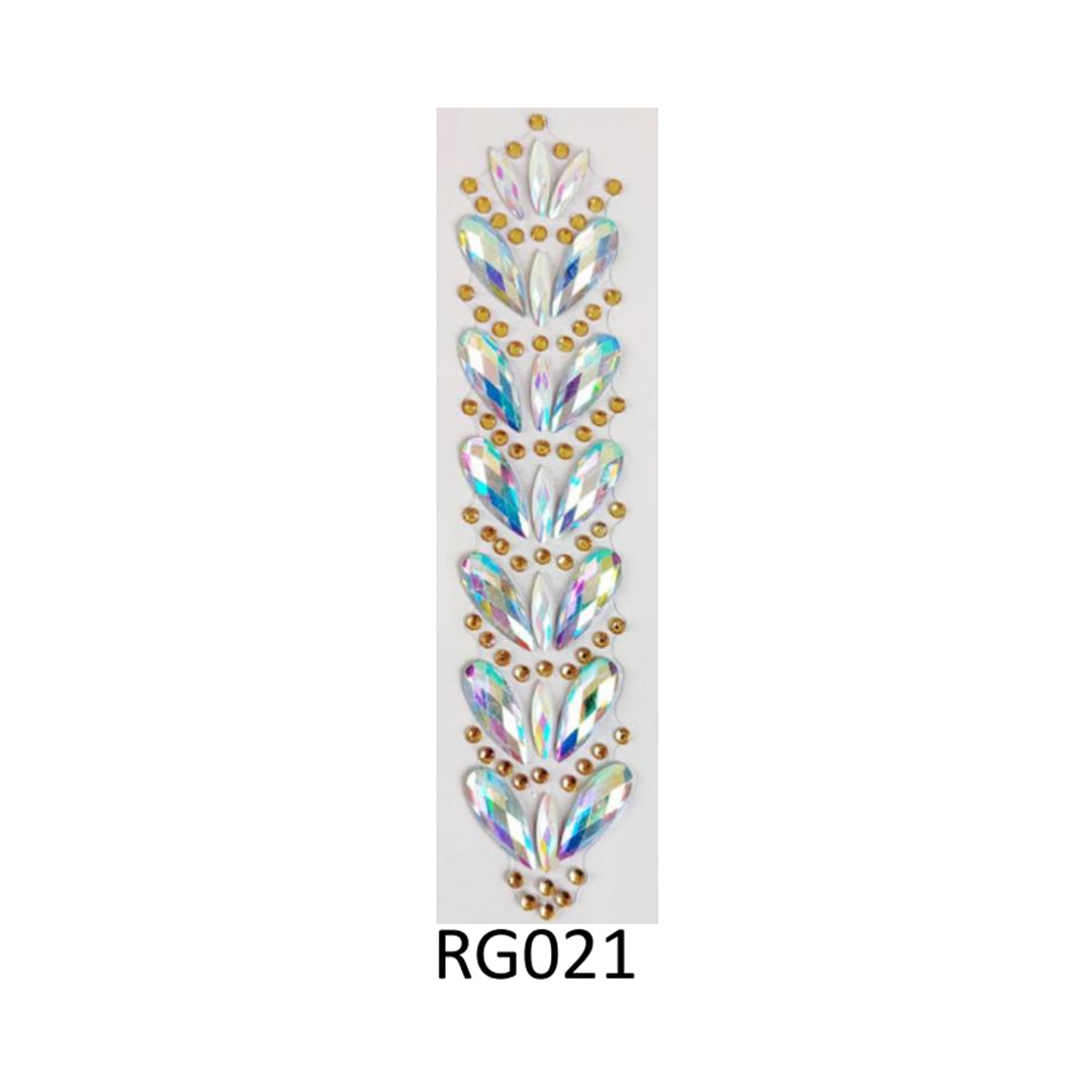 Hair Crystal Sticker And Gems RG