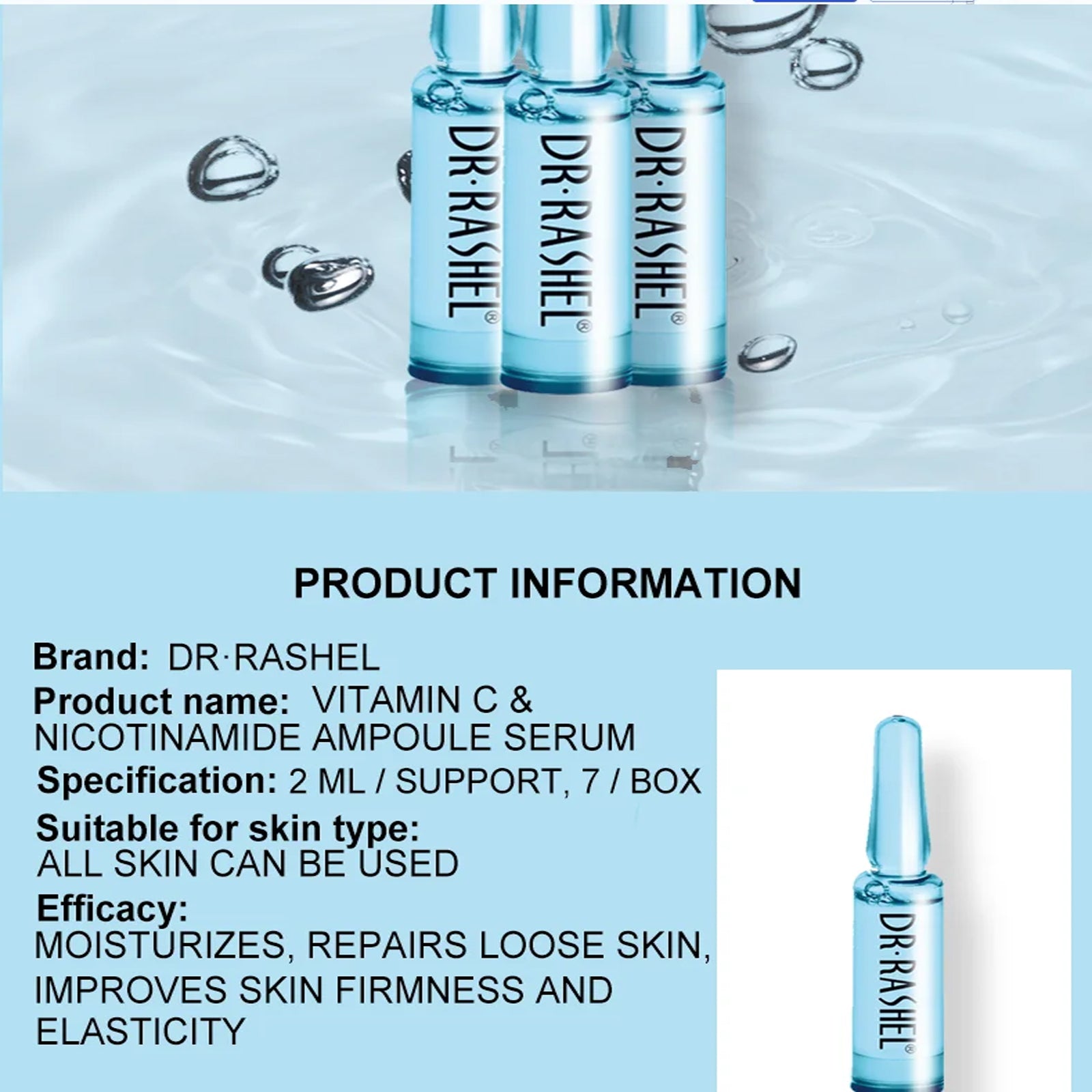 Dr.Rashel Hyaluronic Acid Ampoule Serum 2ml x 7pcs