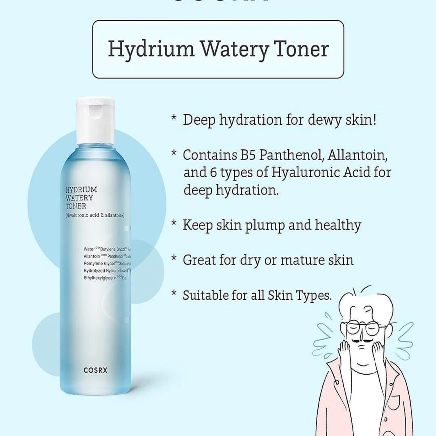 Cosrx Hydrium Watery Toner - 150 ml