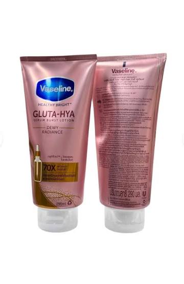 VASELINE DEWY RADIANCE LOTION290ml PINK