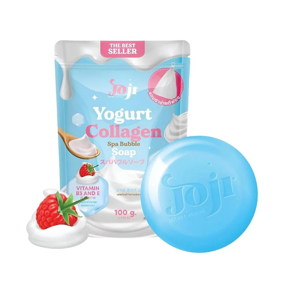 JOJI SPA BUBBLE SOAP YOGURT COLLAGEN 100G