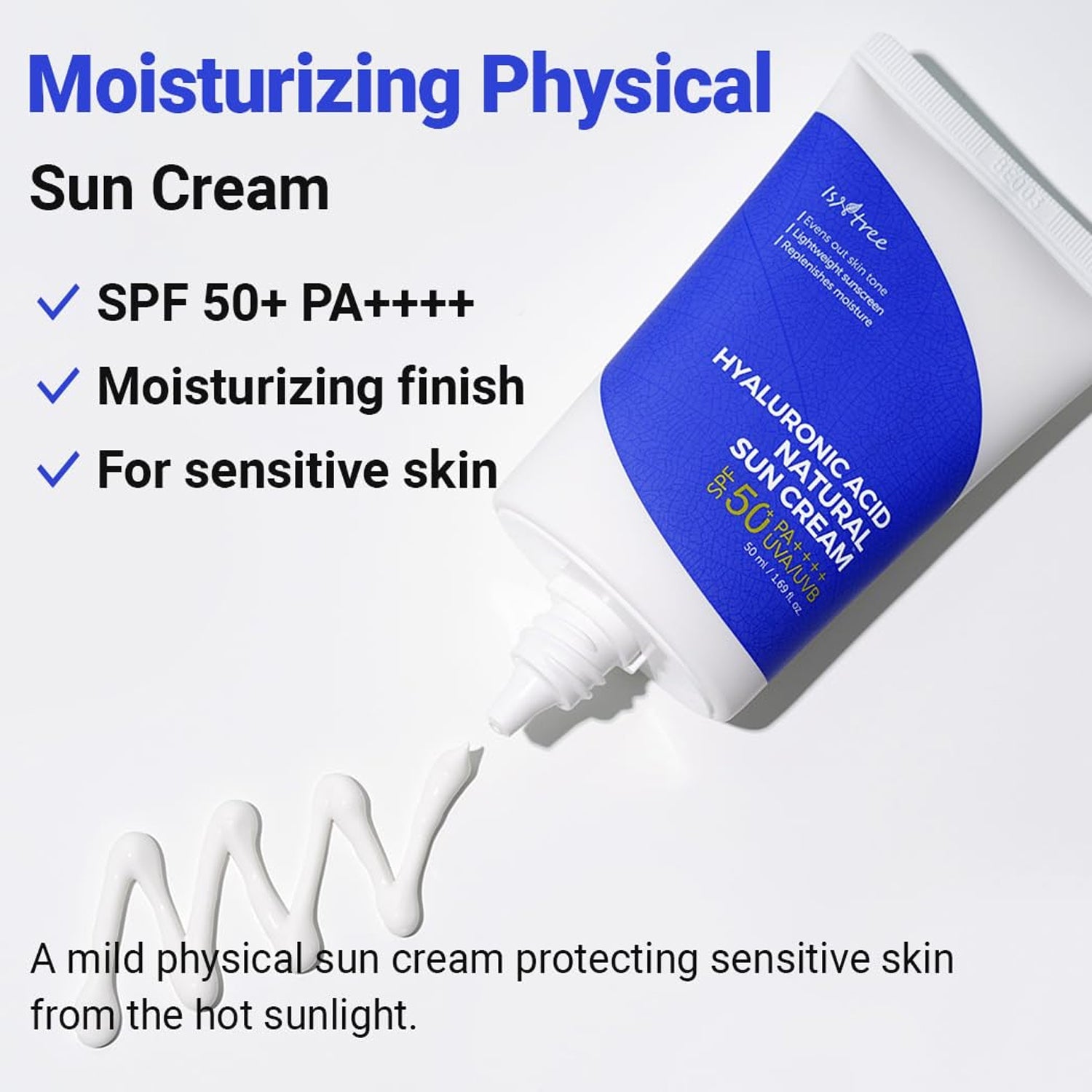 Isntree Hyaluronic Acid Natural Suncream SPF50 PA - 50ml