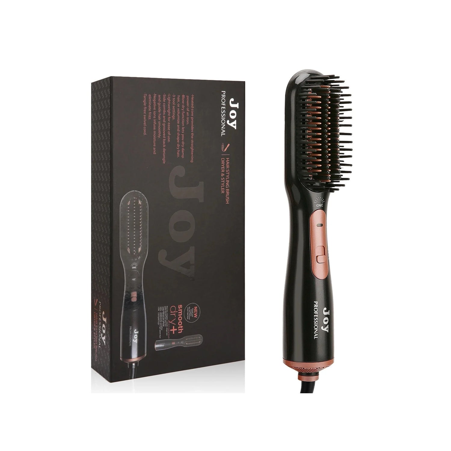 Joy Professional  3 IN 1 Hair Styling Brush, Hair Dryer and Hair Styler