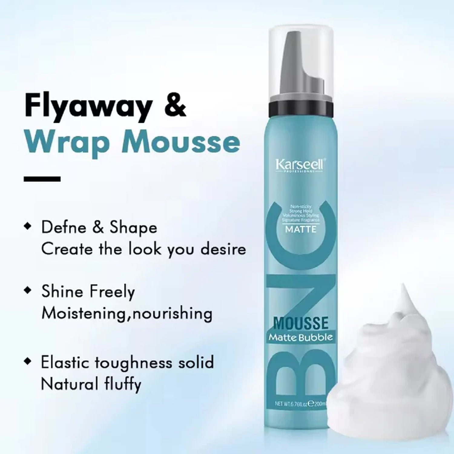 Karseell BNC Mousse Matte Bubble 200ml