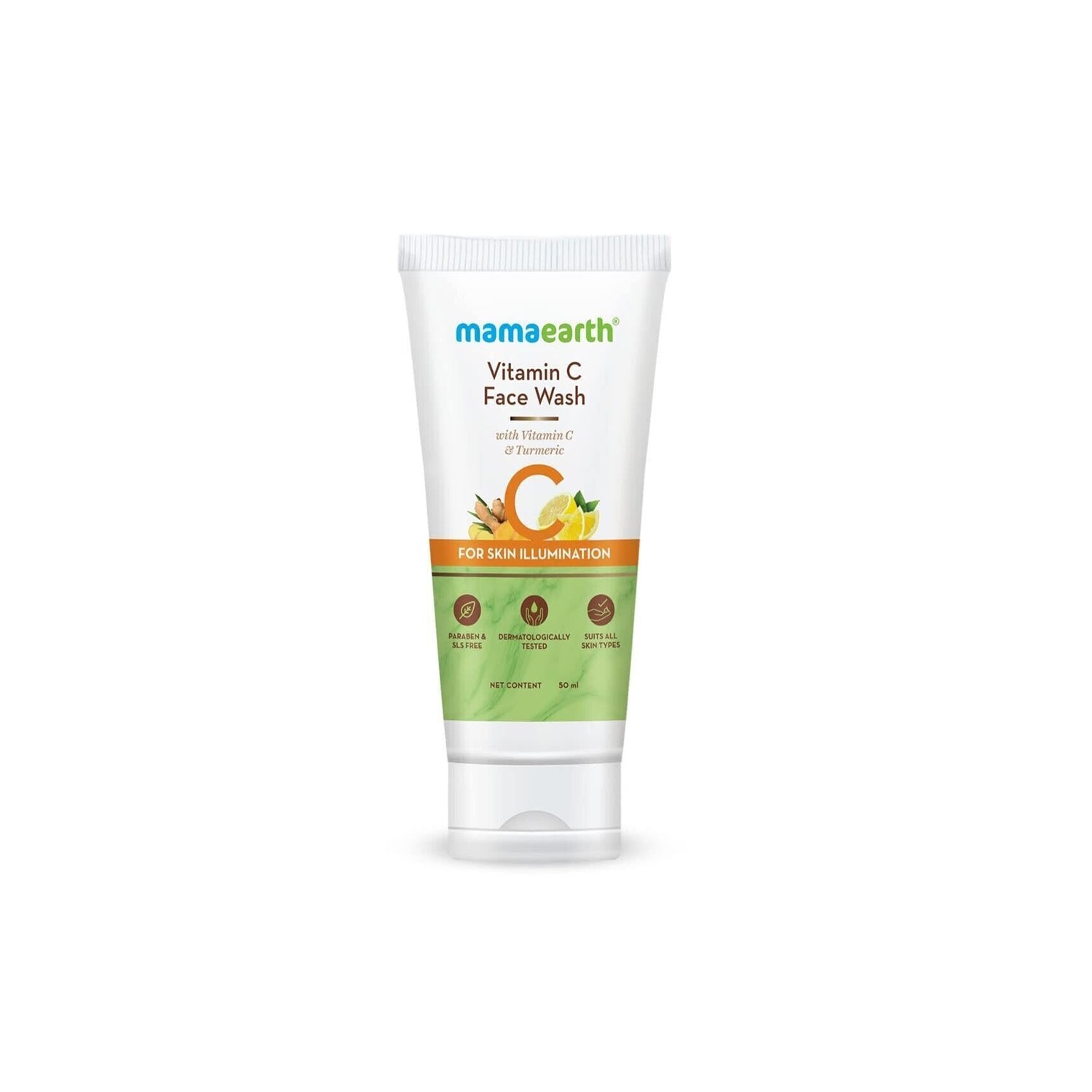 Mamaearth Vitamin C Face Wash with Turmeric for Skin Illumination