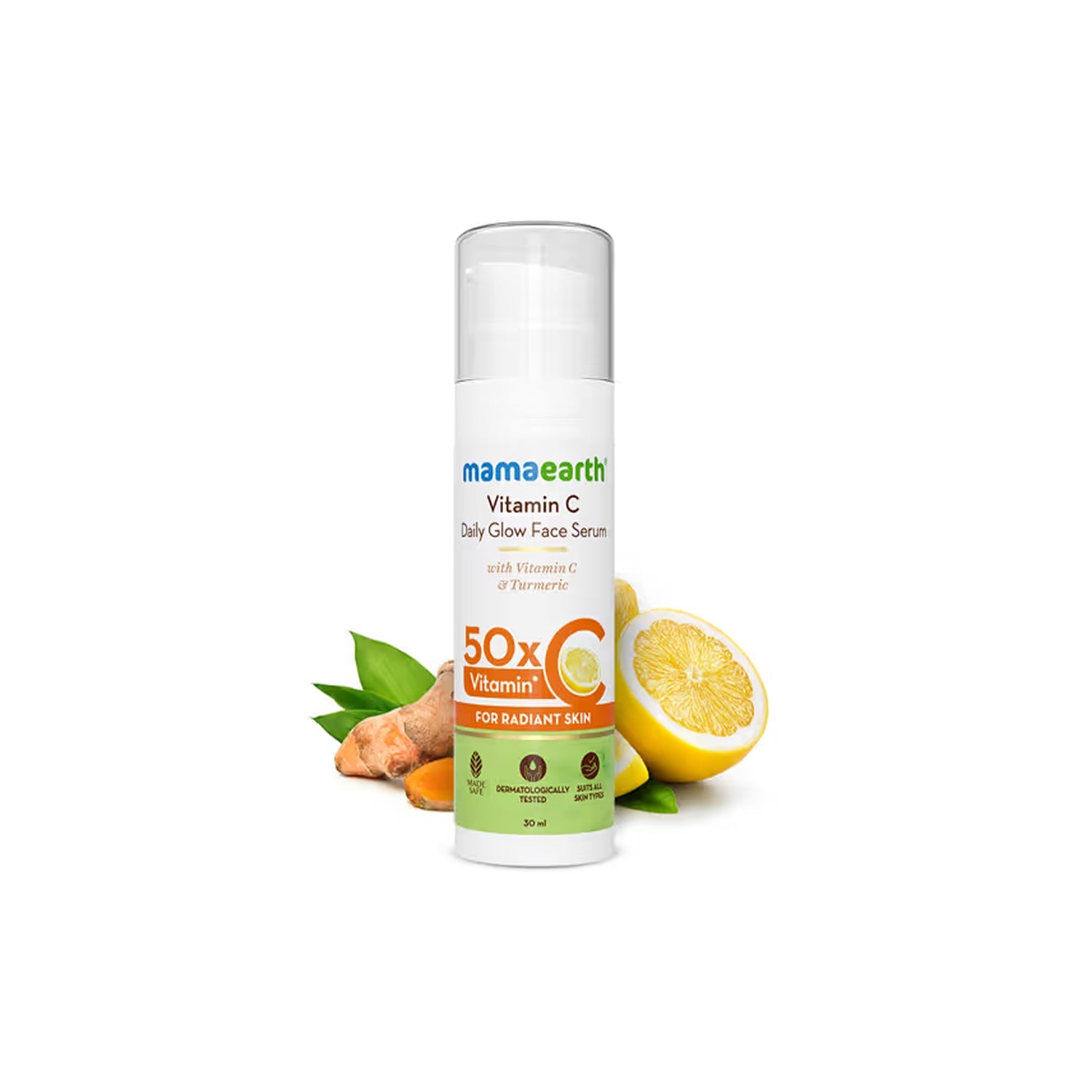 Mamaearth Vitamin C Daily Glow Face Serum With Turmeric  - 30ml