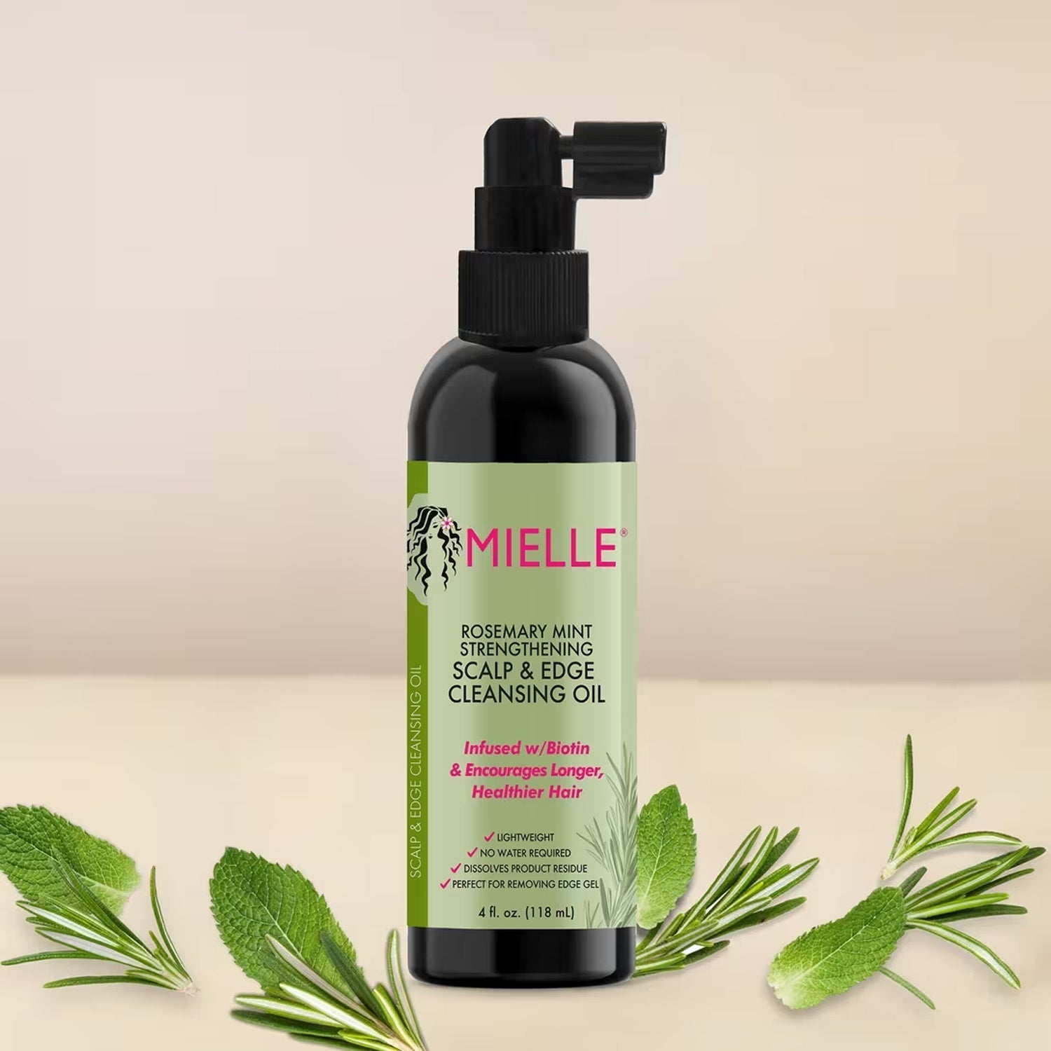 Mielle Rosemary Mint Strengthening Scalp and Edge Cleansing Oil - 118 ml