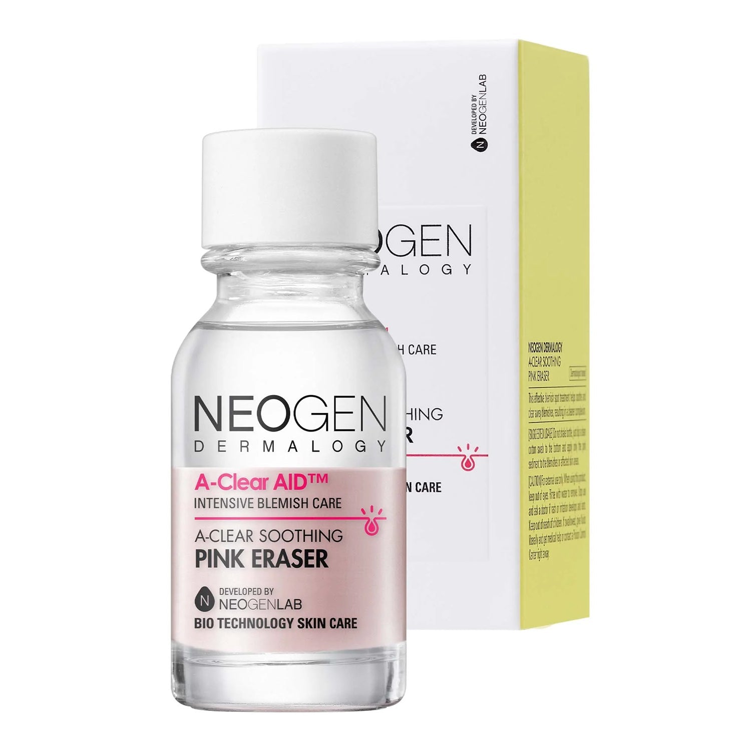 Neogen Dermalogy  A-Clear Aid Soothing Pink Eraser 0.5 oz / 15ml