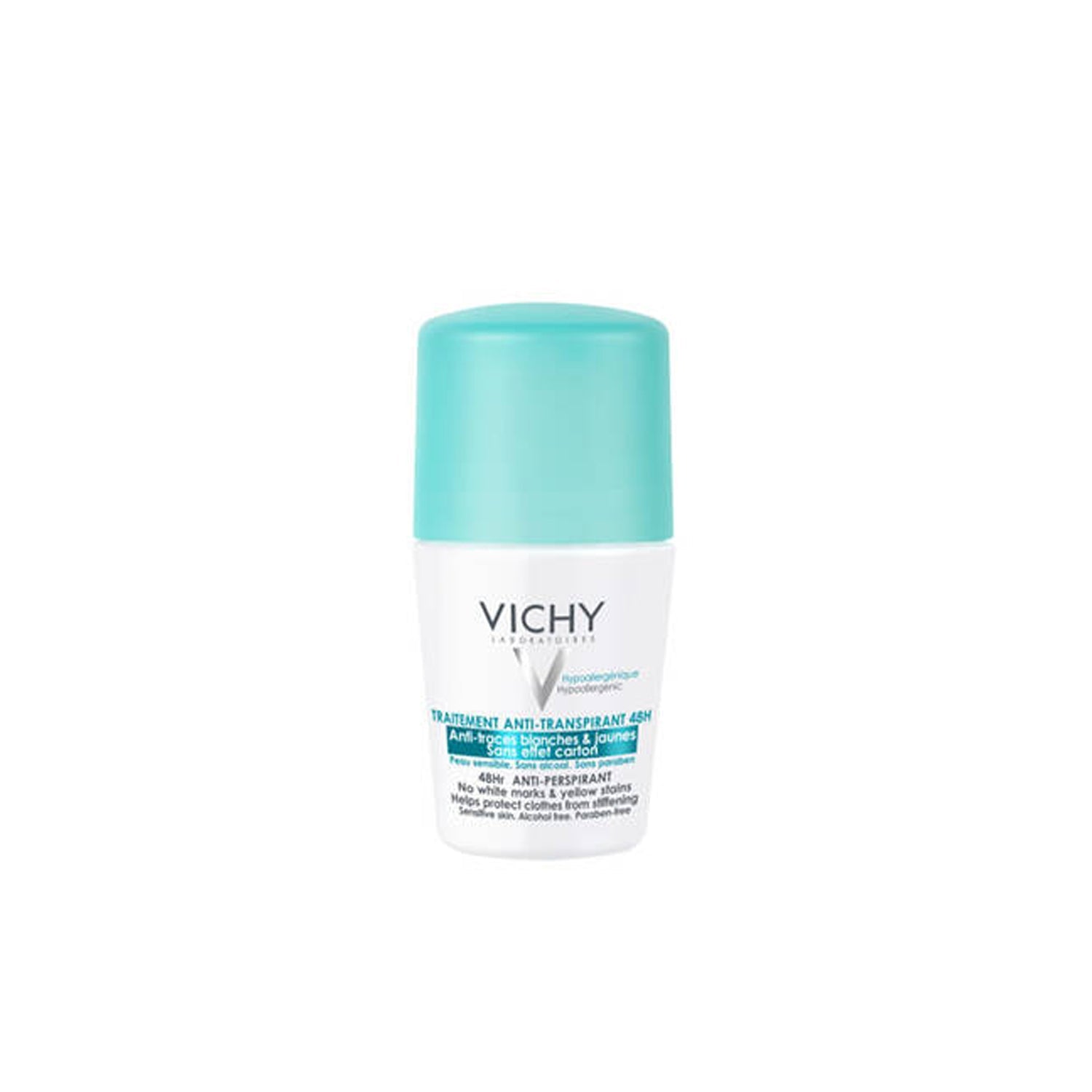 Vichy 48hr Anti-Perspirant Roll On - No White Marks 
