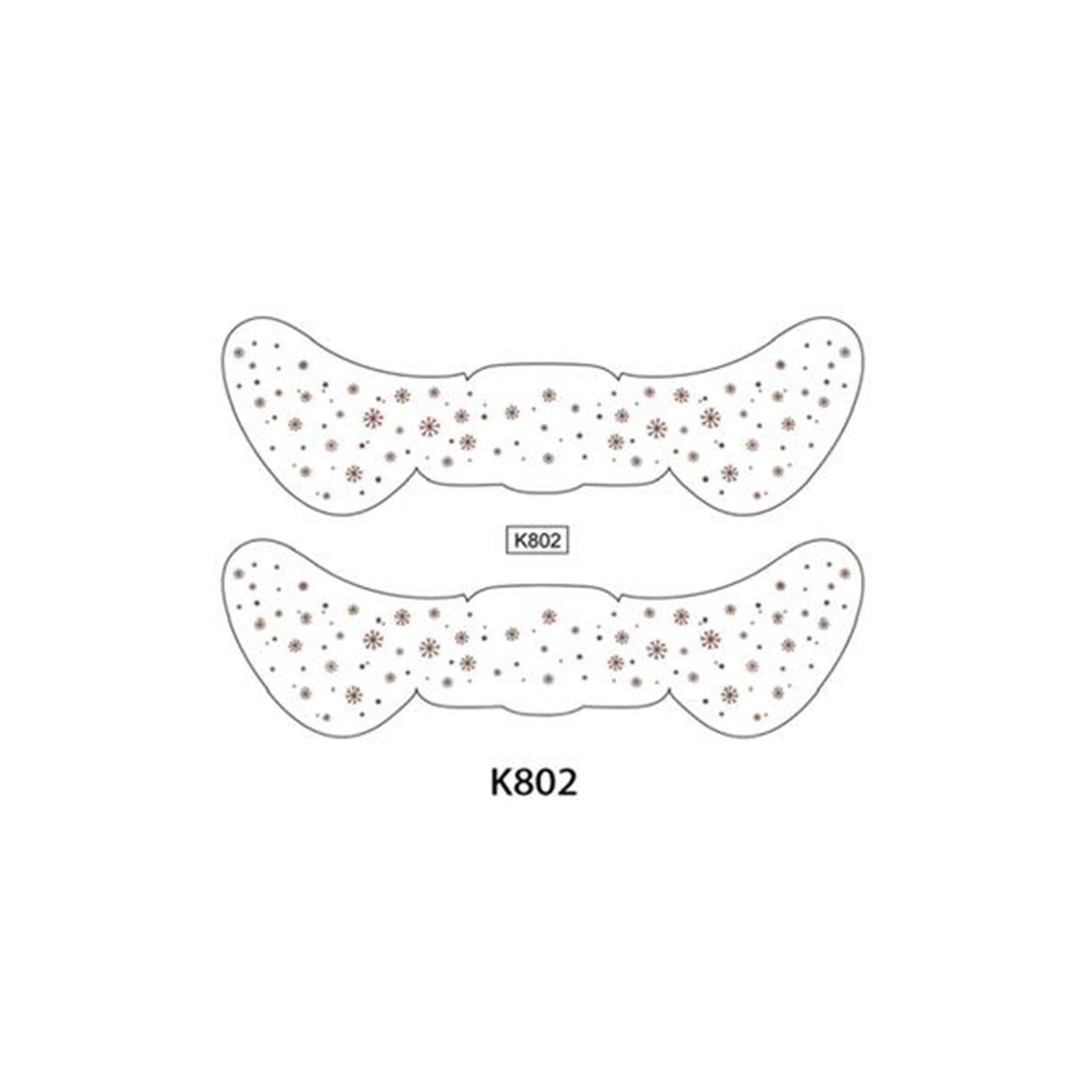 Nose And Under Eye Tattoo Freckles Sticker
