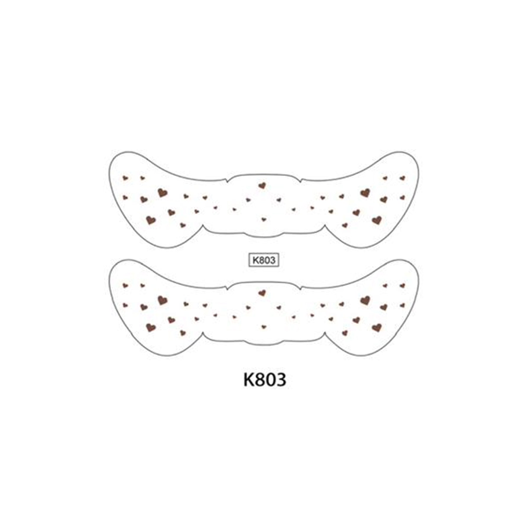 Nose And Under Eye Tattoo Freckles Sticker