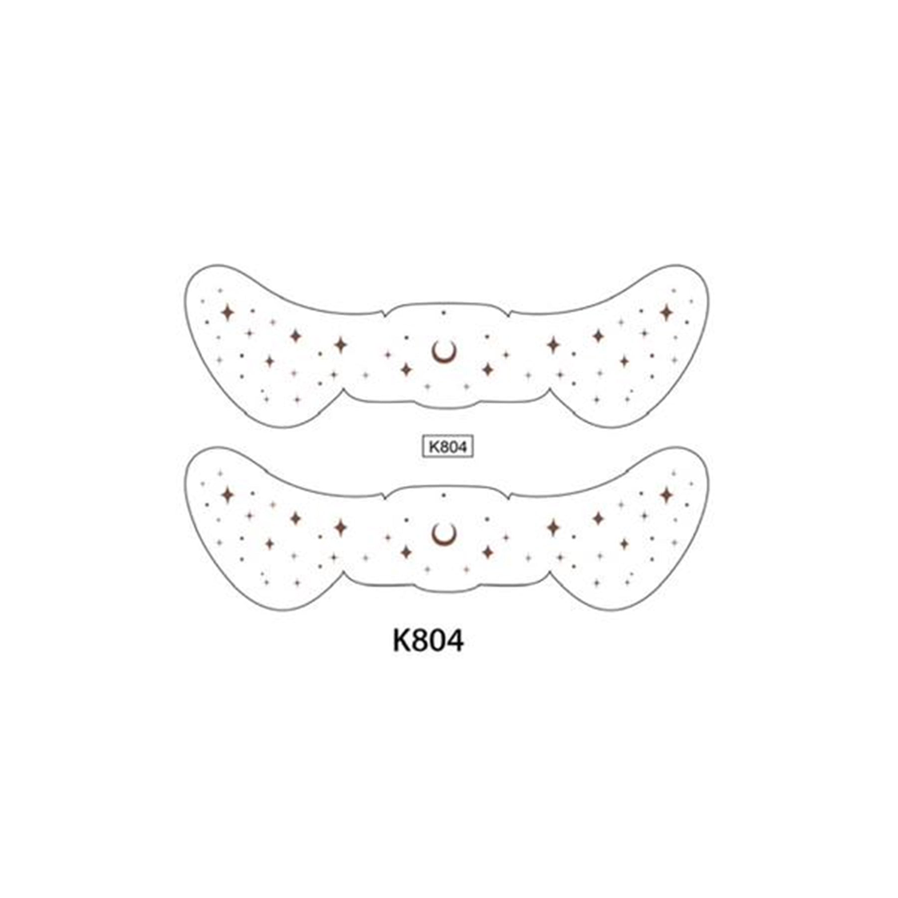 Nose And Under Eye Tattoo Freckles Sticker