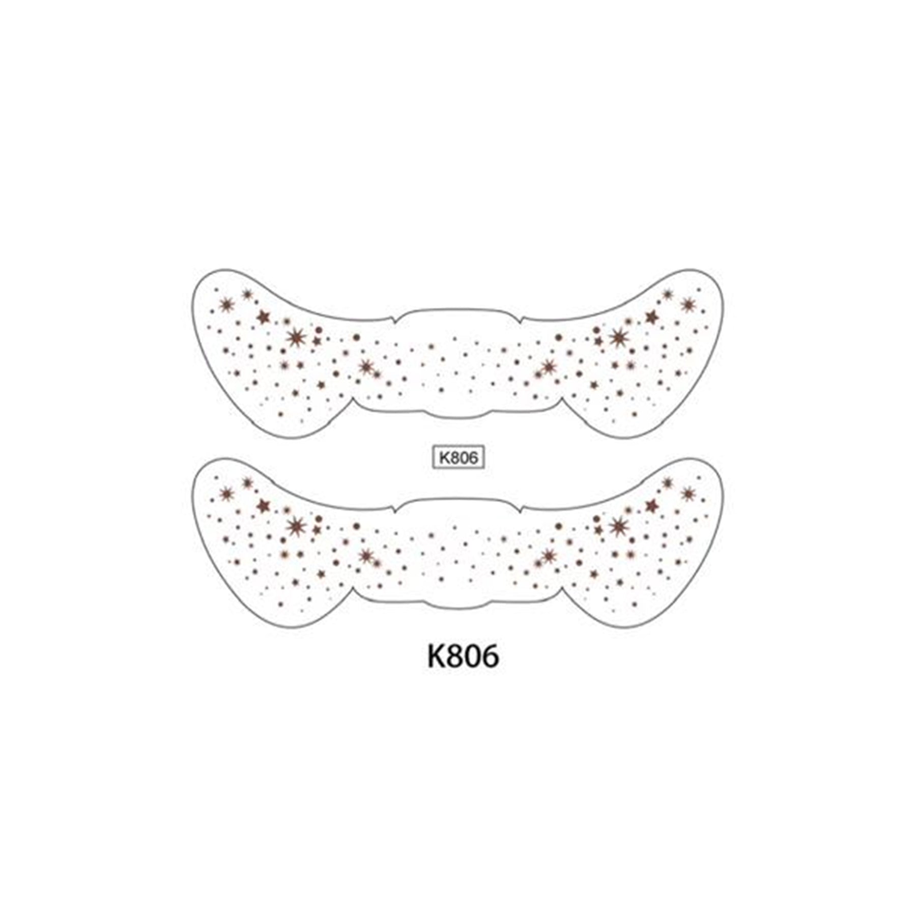 Nose And Under Eye Tattoo Freckles Sticker