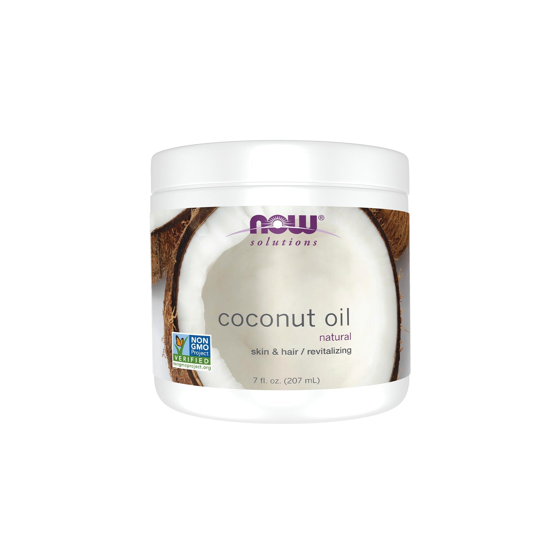 NOW Foods, Solutions, Coconut Oil, Natural- 207ml