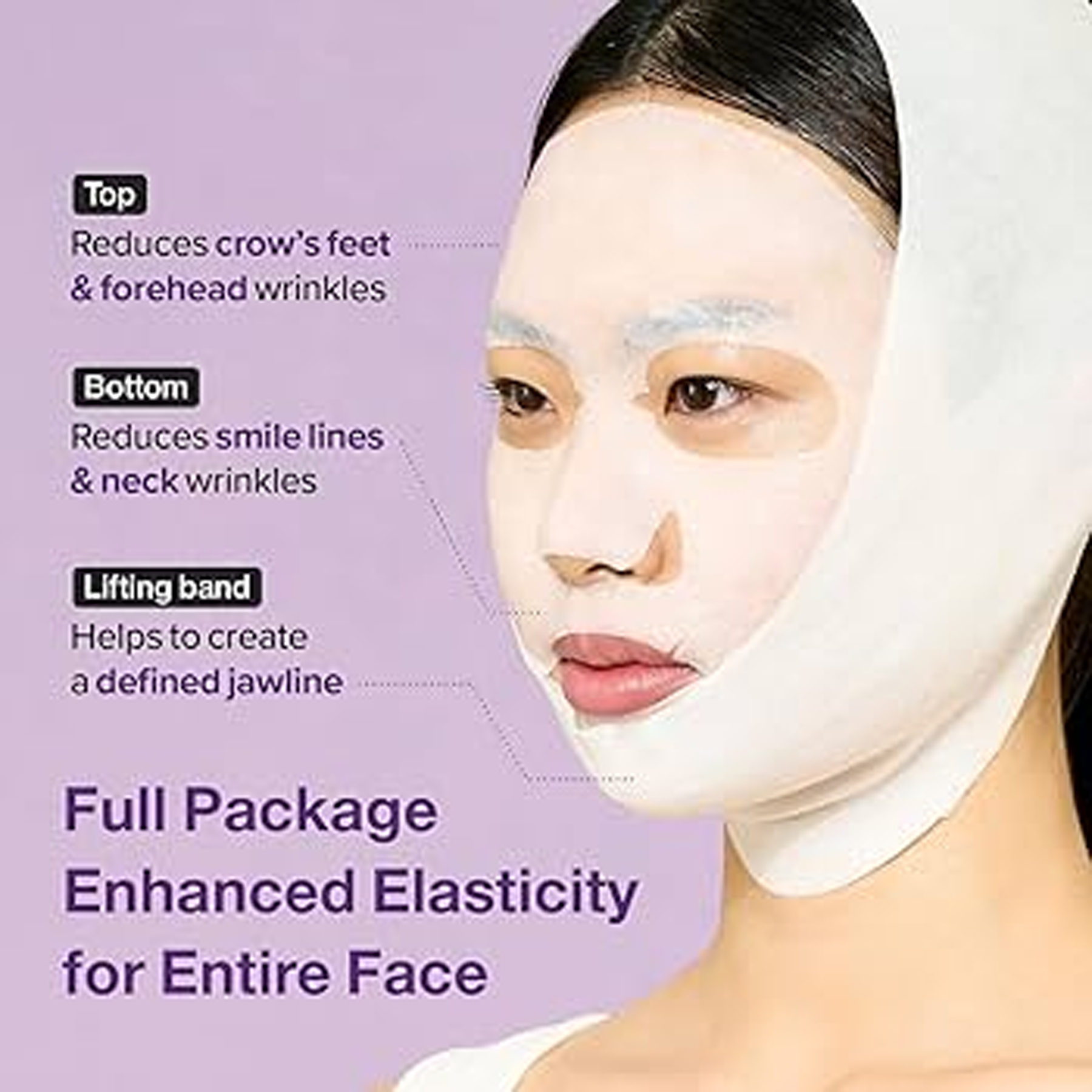 Key Benefits of numbuzin No.9 NAD Bio Lifting-sil Full Face Mask