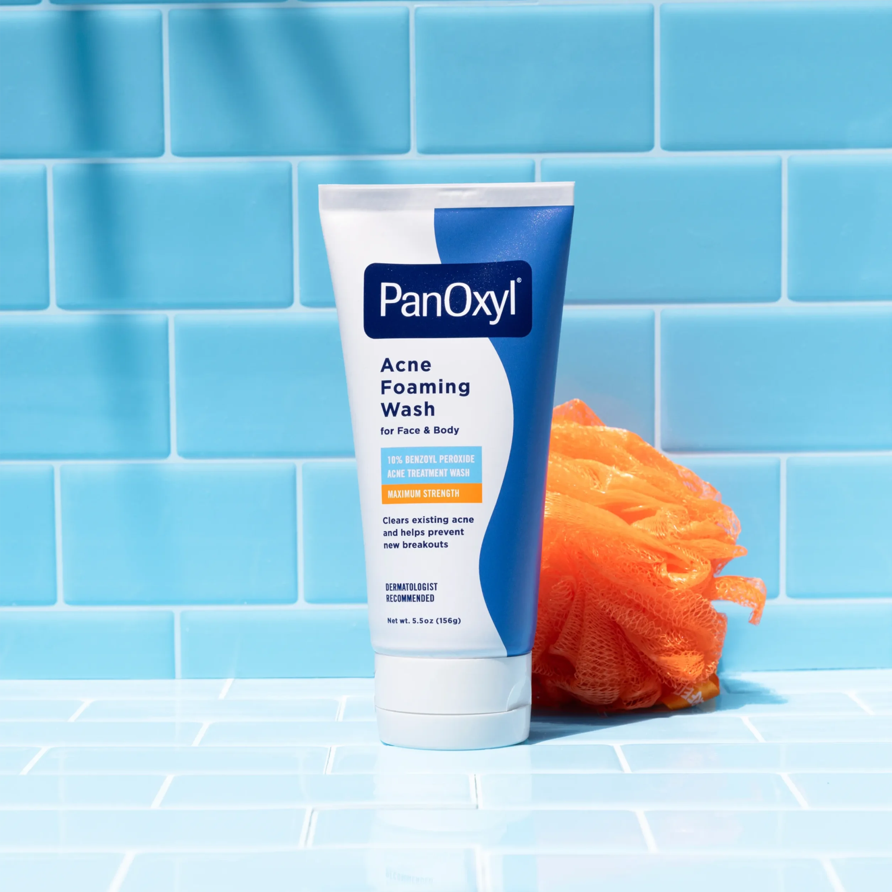 PanOxyl Acne Foaming Wash Benzoyl Peroxide 10% Maximum Strength - 156g