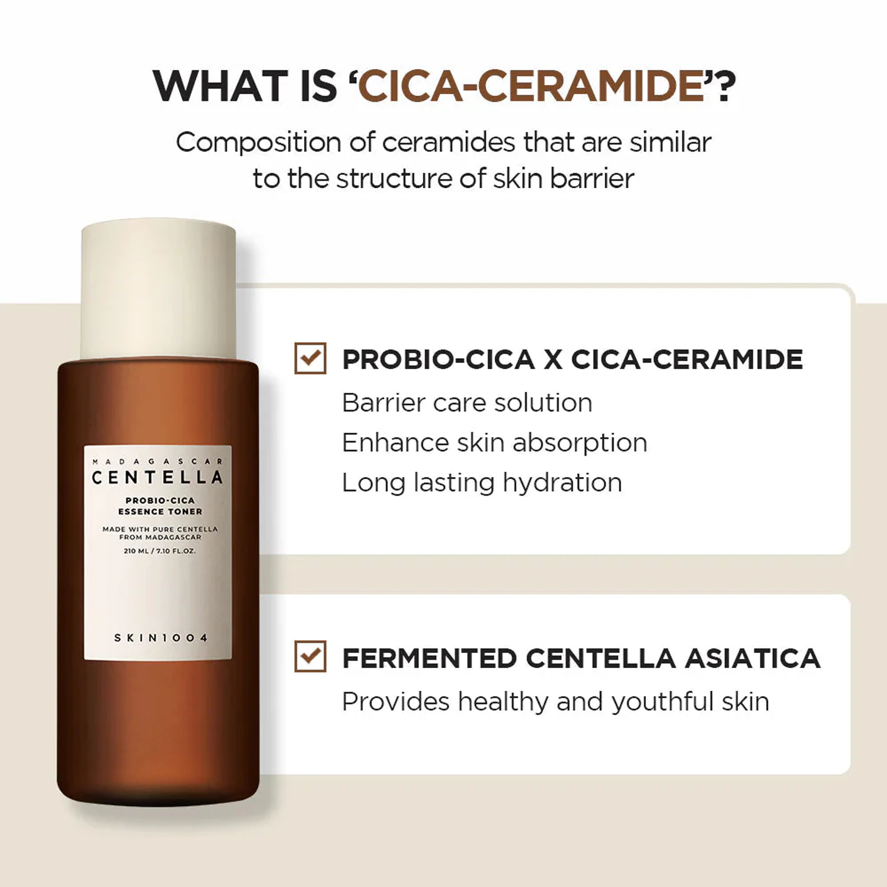 SKIN1004 Madagascar Centella Probio-Cica Essence Toner - 210ml