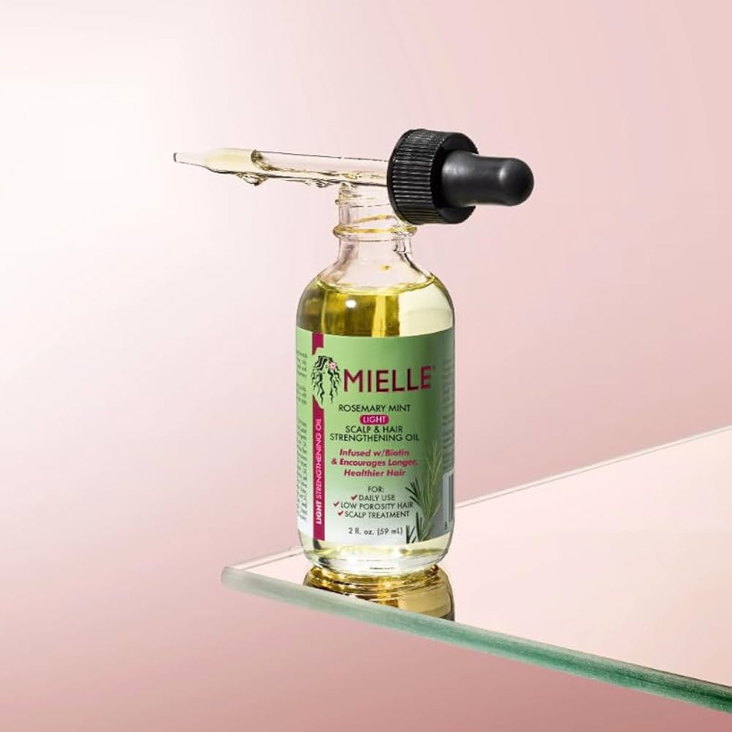 Mielle Organics Rosemary Mint LIGHT Scalp & Hair Strengthening Oil - 59ml