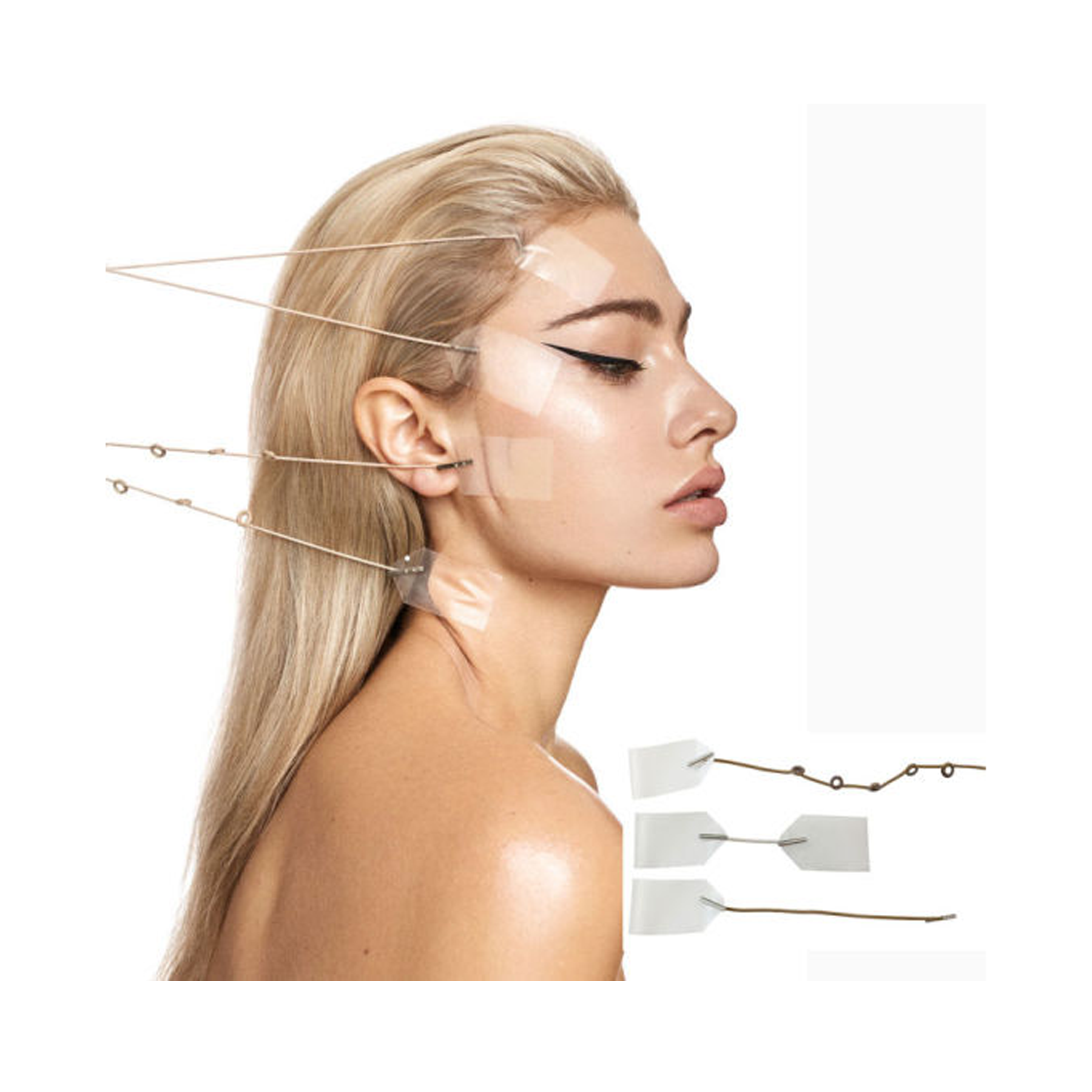 Secret Instant Face Eye Neck And Jaw Lift Tape - 40 Stickers