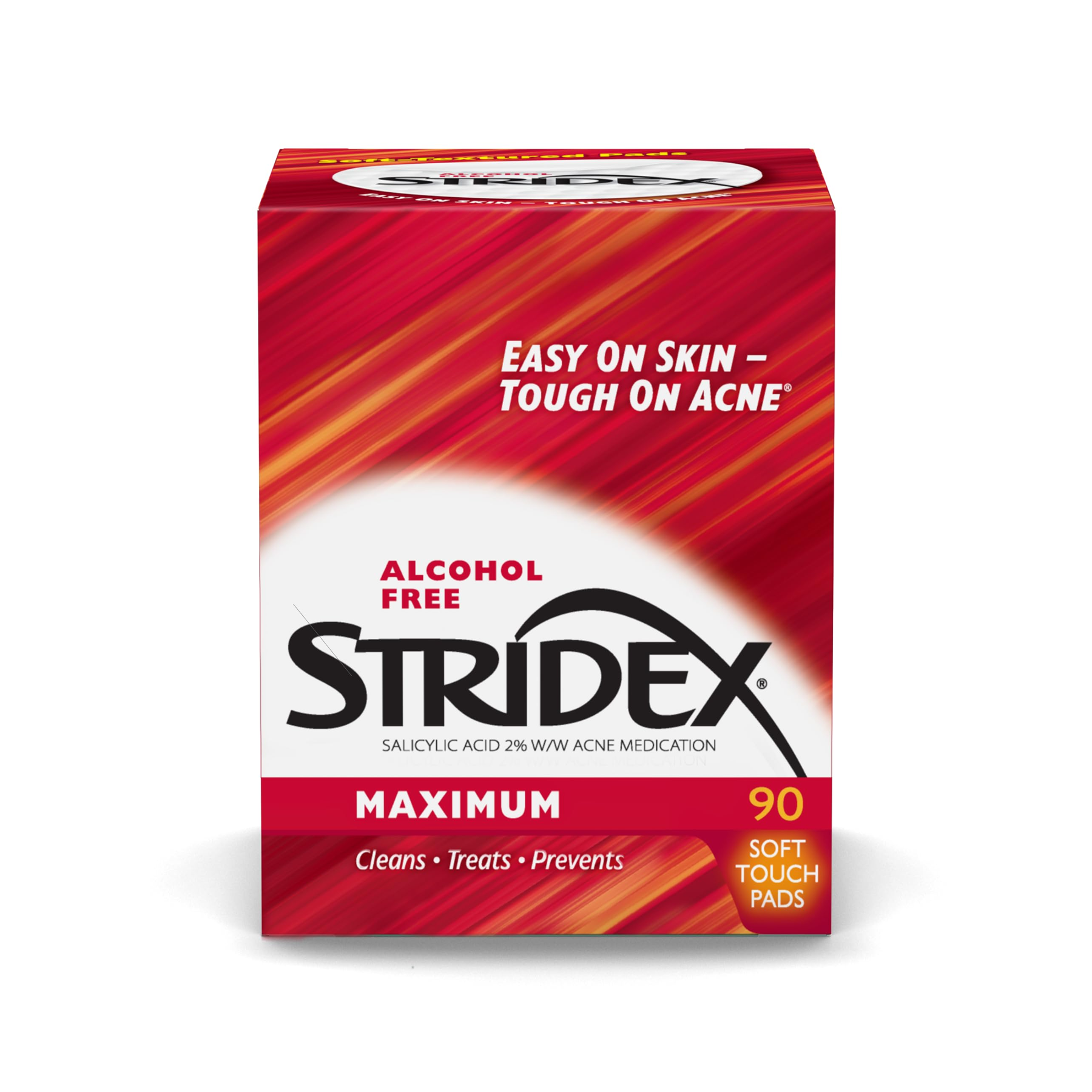 Stridex Single-Step Acne Control Maximum Alcohol Free Acne Control Patch -   Soft Touch Pads