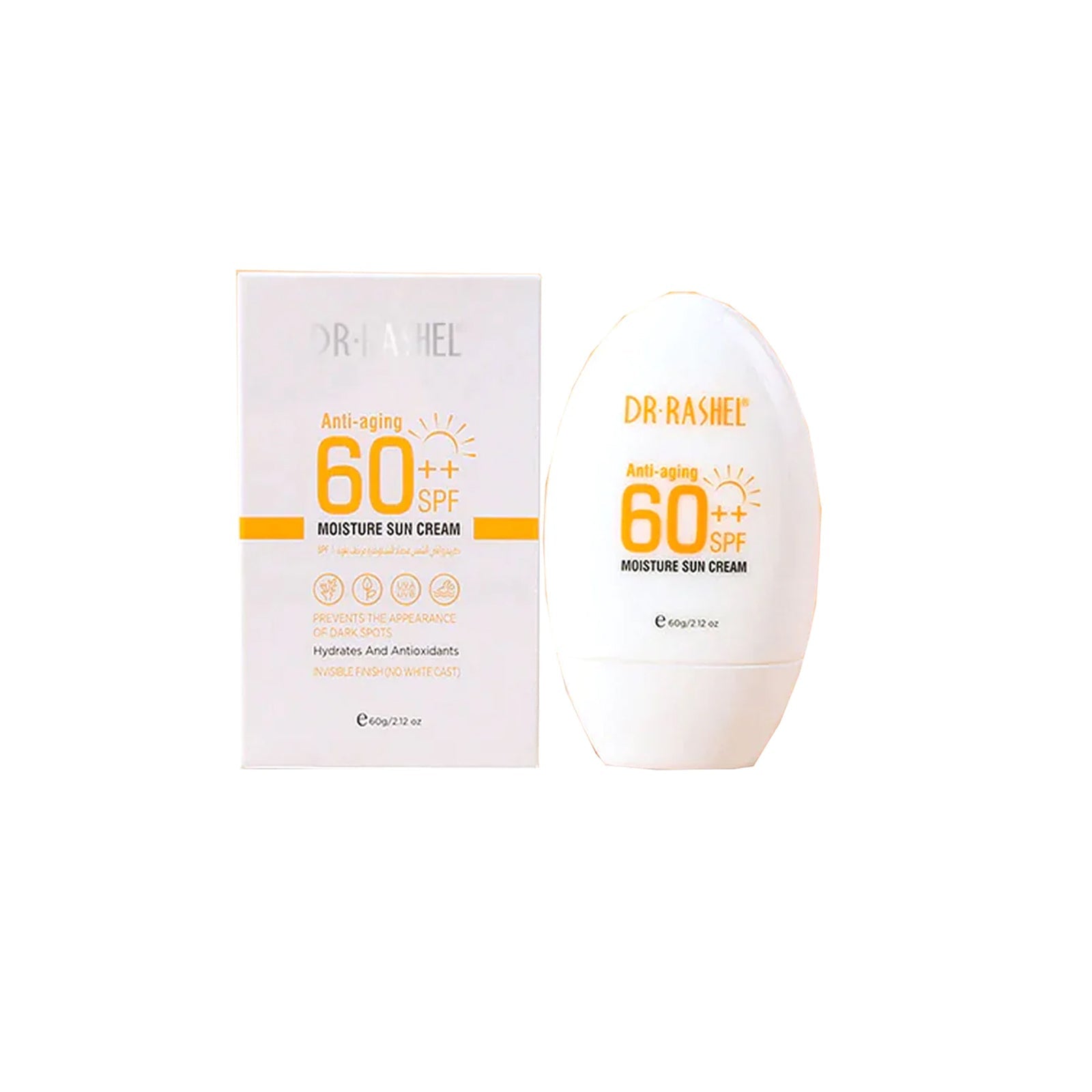 Dr.Rashel Anti Ageing SPF 60 Moisture Sun Cream - 60gm
