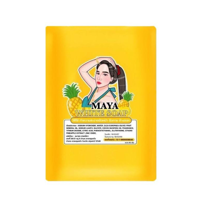 MAYA WHITE SOAP PINEAPPLE 60G