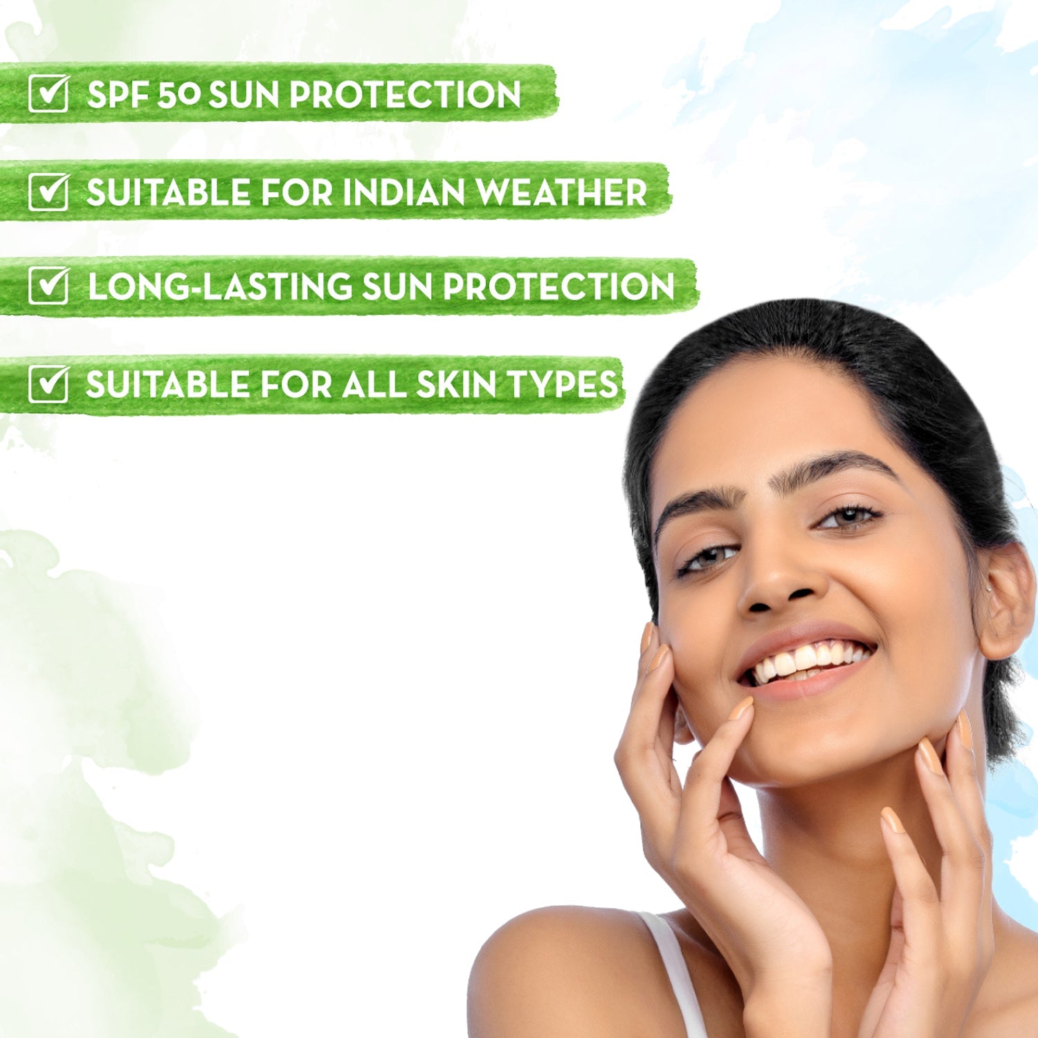 Mamaearth Ultra Light Indian Sunscreen SPF 50 - 80 g