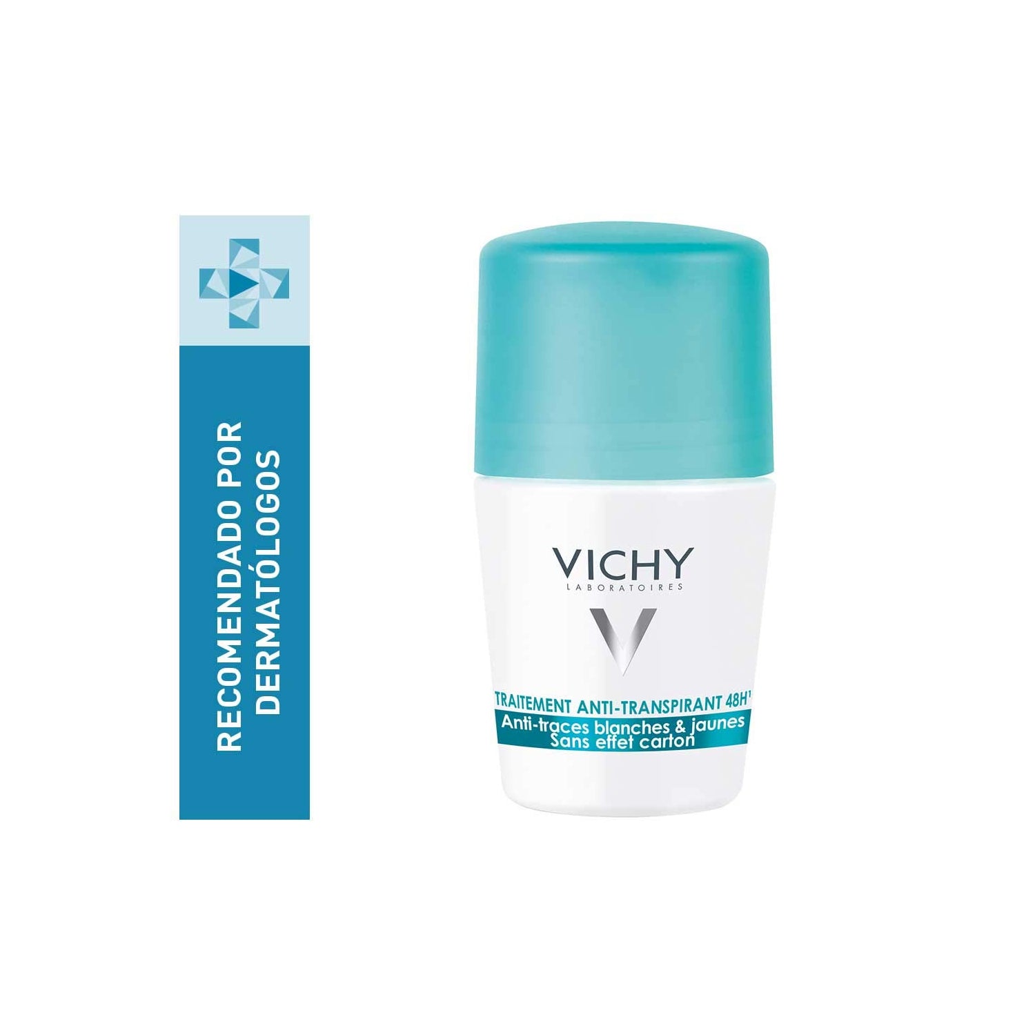 Vichy 48hr Anti-Perspirant Roll On - No White Marks 