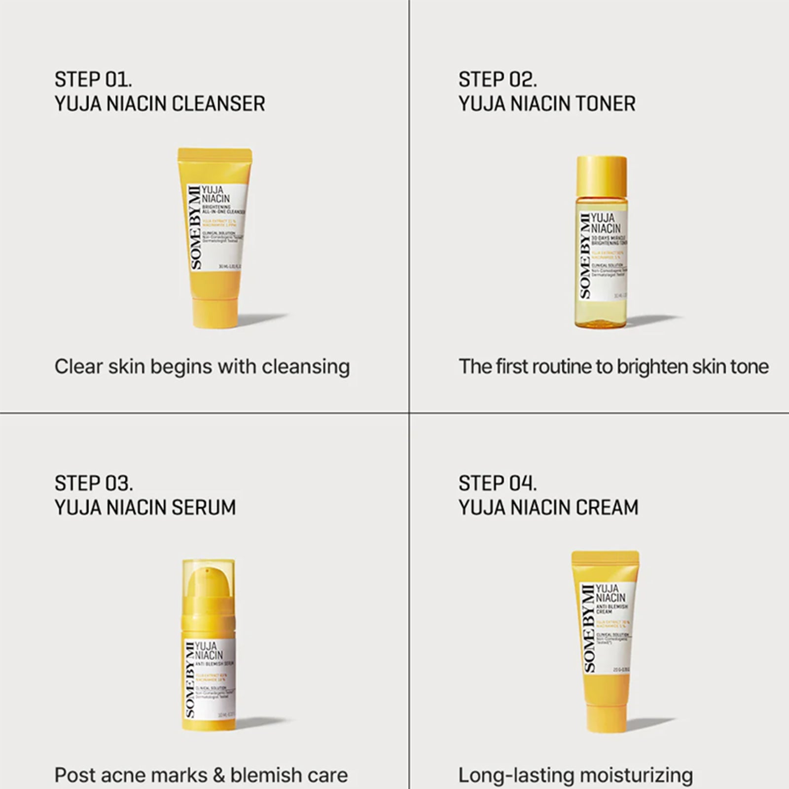 Some By Mi Yuja Niacin Anti Blemish Starter Kit- Key Benefits